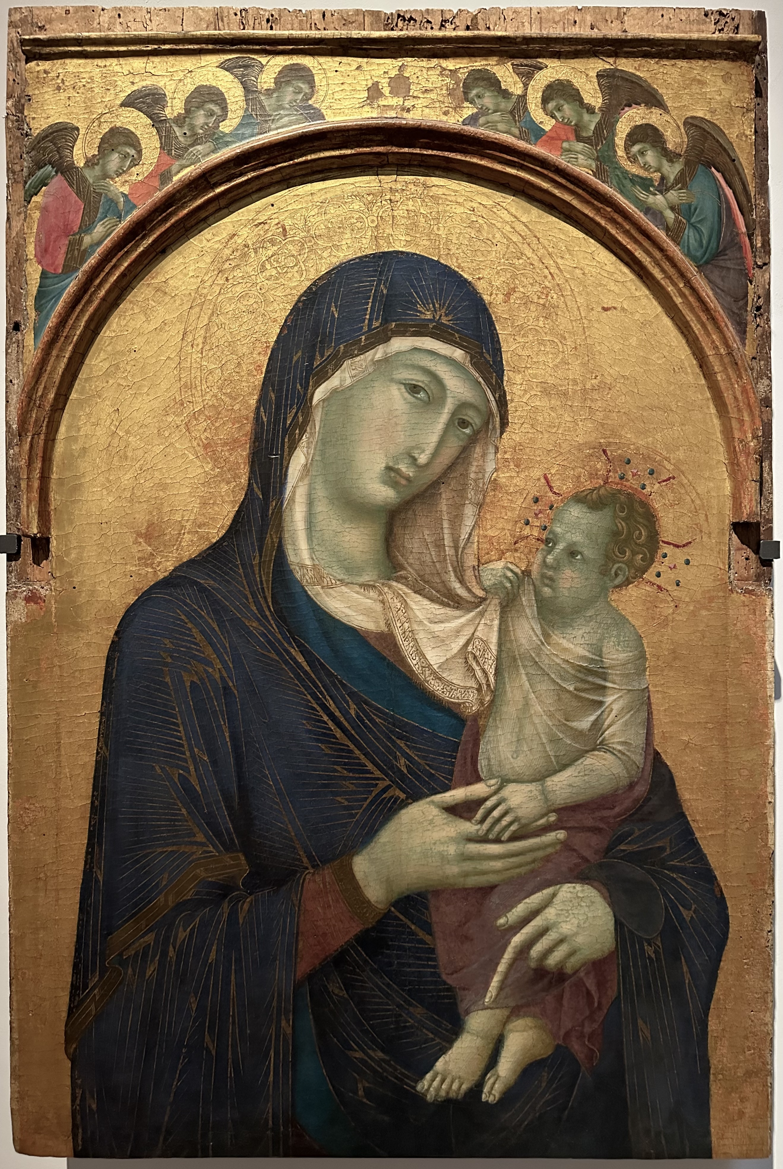 Duccio di Buoninsegna, « Madonna col Bambino e sei Angeli » – Guide ...
